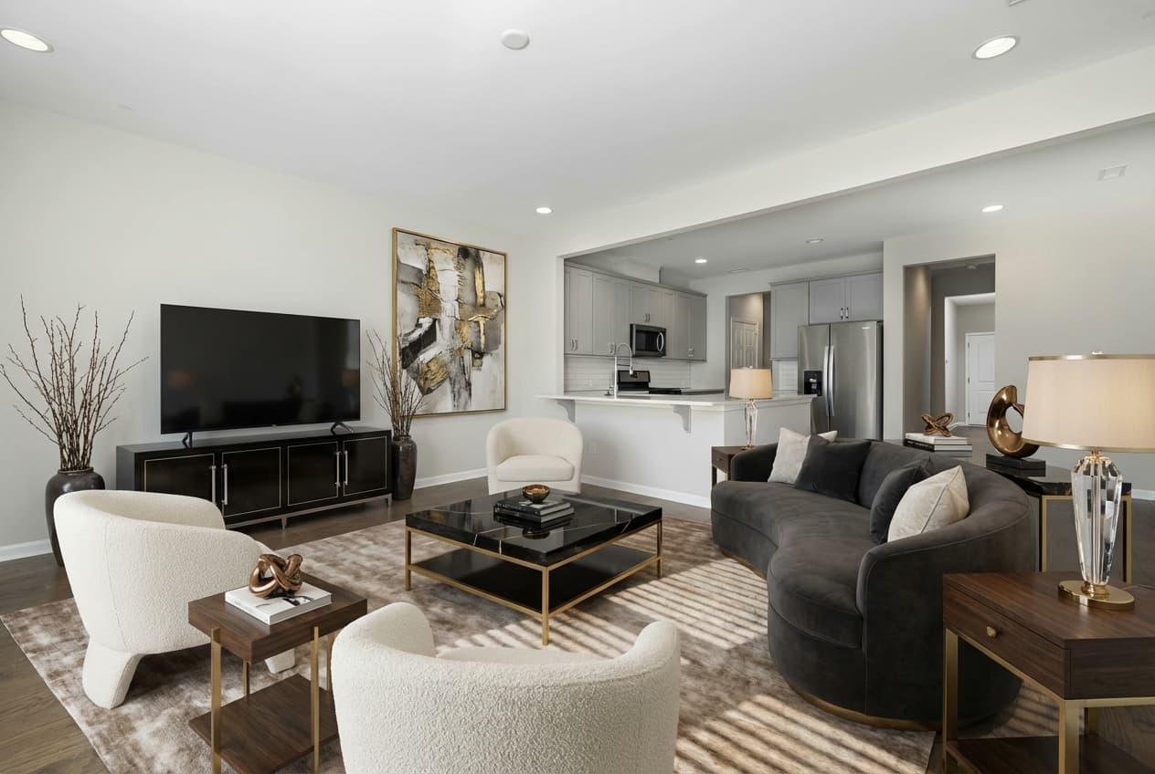 After - Staged room