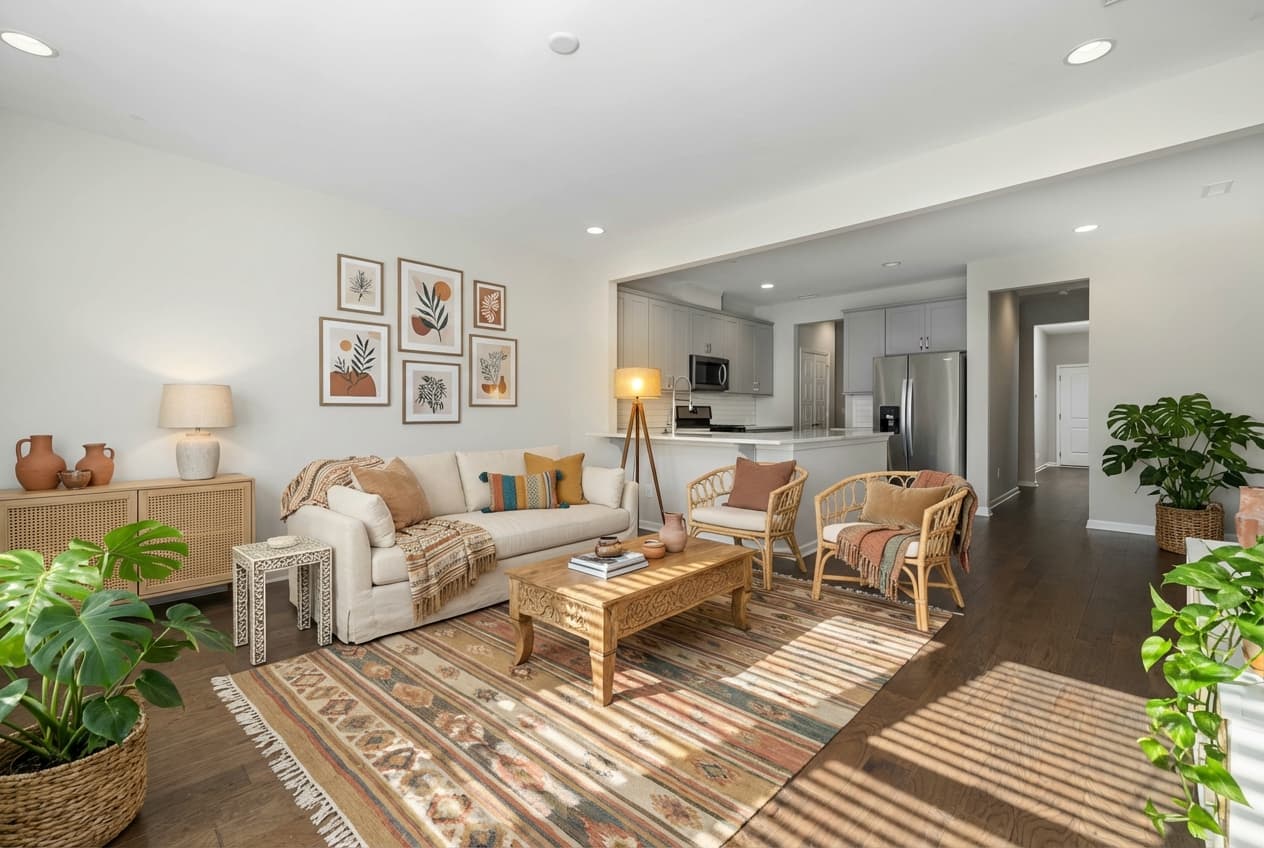After - Staged room